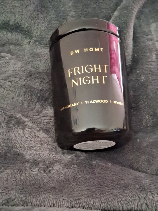 DW Home Other - DW Home Fright Night Black Glass Jar Candle